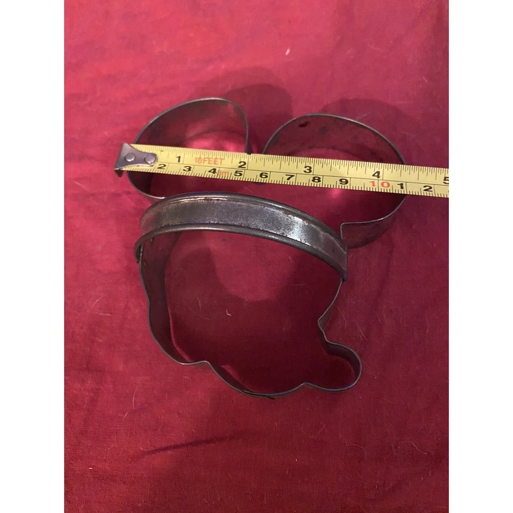 Vintage Mickey Mouse Head‎ Cookie Cutter Tin Metal Disney